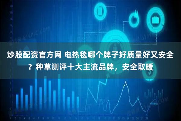 炒股配资官方网 电热毯哪个牌子好质量好又安全？种草测评十大主流品牌，安全取暖